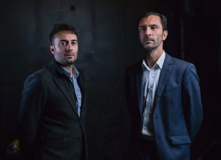 Irénée Régnauld y Arnaud Saint-Martin, investigadores. Foto: La fabrique/Anthony Francin