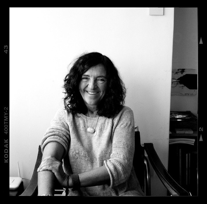 Adriana Lestido bajo la mirada de Hermenegildo Sabat. 