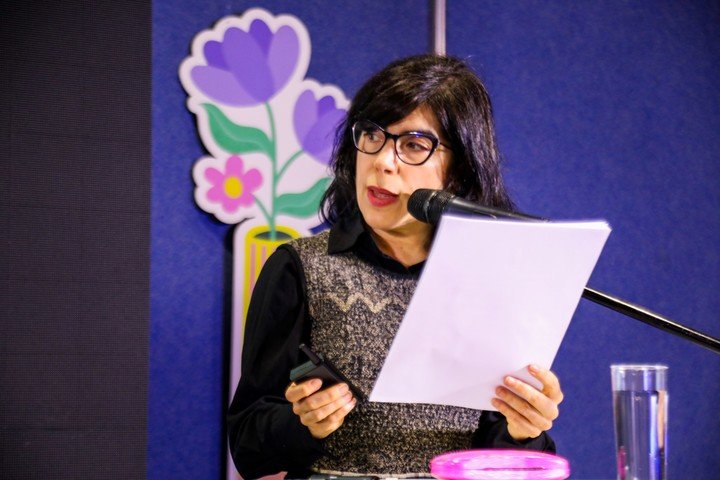 Isol inauguró la Feria del Libro Infantil con un llamado a "defender la alegría". Foto: gentileza Fundación El Libro.