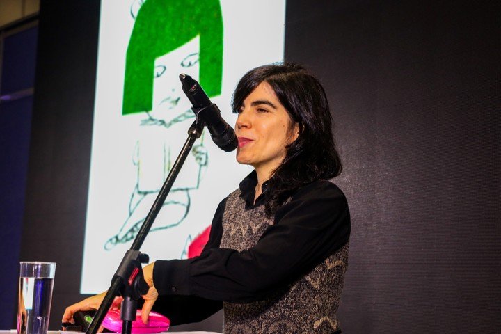 Isol inauguró la Feria del Libro Infantil con un llamado a "defender la alegría". Foto: gentileza Fundación El Libro.