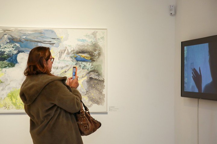 Inauguración de la “90 años de la Academia Nacional de Bellas Artes. Un recorrido por su patrimonio”. Foto: gentileza.