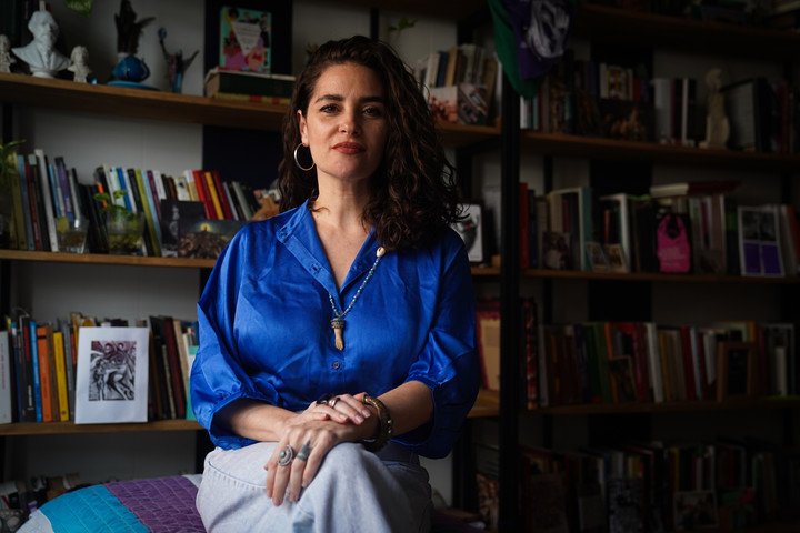 La escritora Lala Sosa. Foto: Maxi Failla. 