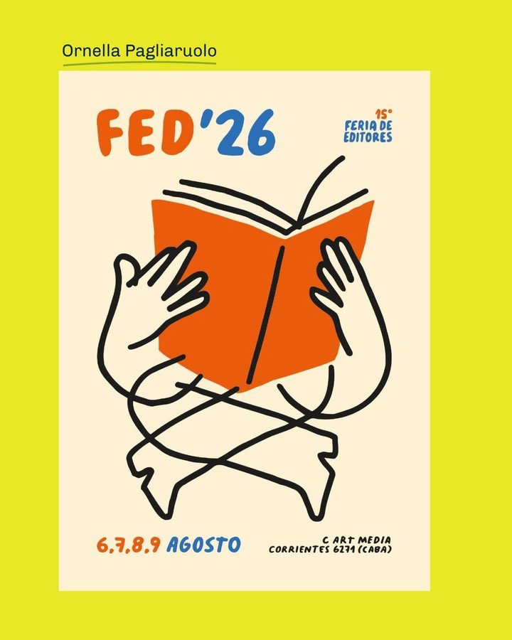 La ilustradora Ornella Pagliaruolo diseñó el afiche seleccionado como el oficial de 2026. Foto: gentileza FED.