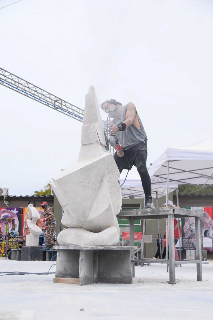 El turco Furkan Depeli. Foto: Prensa/Bienal del Chaco