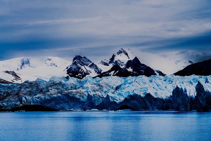 La Patagonia y sus hielos retratados por el pianista británico residente en Madrid James Rhodes. Foto: James Rhodes, gentileza.