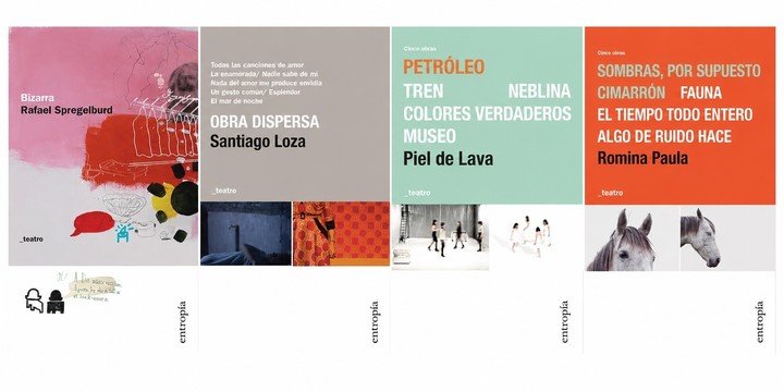Libros de teatro de Entropía. 