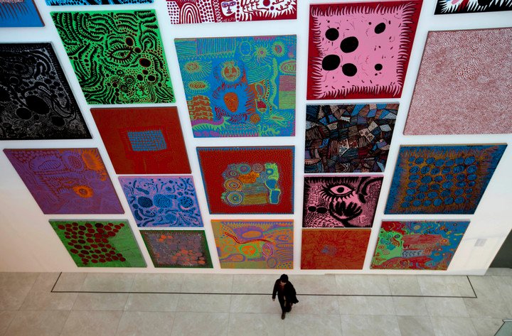 Obsesión infinita, la muestra de Yayoi Kusama en el Malba en 2013. (AP Photo / Natacha Pisarenko) 
