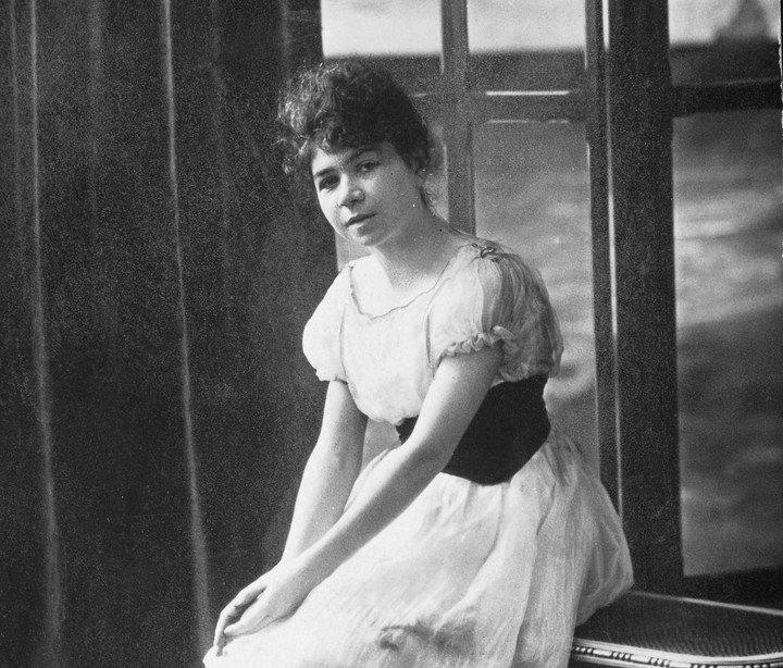 Alfonsina Storni 1916. Archivo Clarín