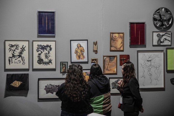 Inauguración de la MicroFeria de Arte de Rosario. Foto: Guillermo Turin Bootello, gentileza.
