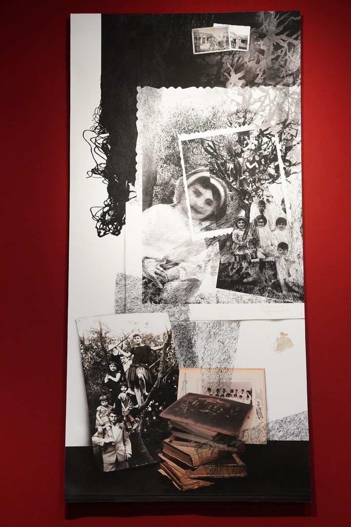 Mirta Kupferminc convierte fotos olvidadas en una conmovedora muestra sobre el Holocausto en Zonder Flag. Foto: Emmanuel Fernández.
