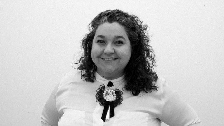Herminda Lahitte, directora de Hache - galería de arte contemporáneo. 
