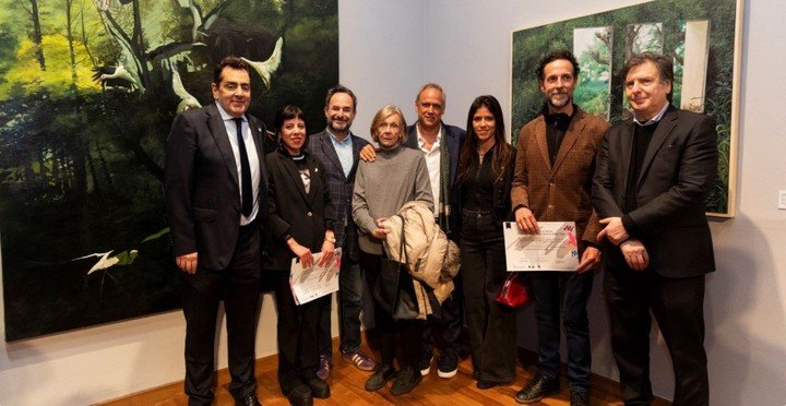 Ganadores y finalistas del Premio Federal de Pintura “Fundación María Calderón de la Barca”. Foto: gentileza.