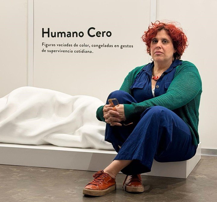 La artista Ángeles Estrada Vigil presentó en BADA tres series sorprendentes: “Abundancia”, “Folk Pop” y “Humano Cero”. Foto: gentileza.