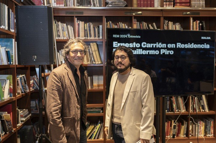 El Ernesto Carrión formó parte de la Residencia de Escritores del Malba. Foto: gentileza REM.