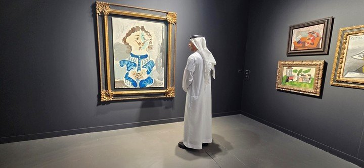 Obras de grandes maestros en Art Basel Qatar. 
