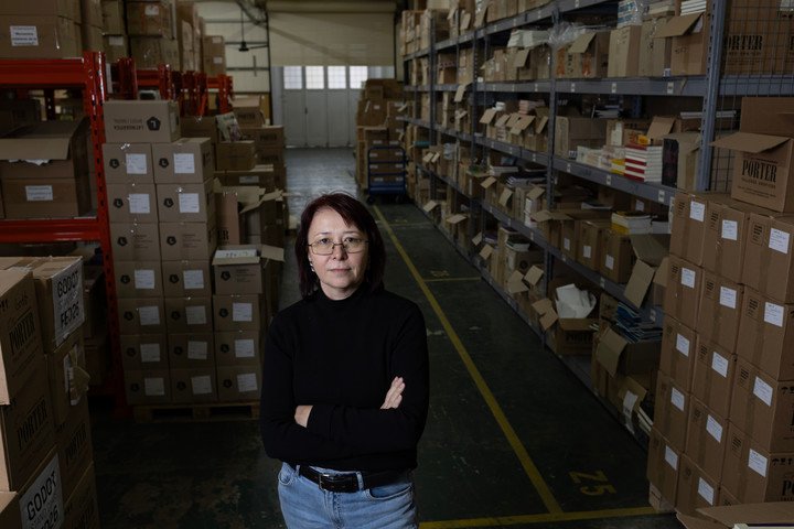Ieda Magri, escritora brasilera, en Buenos Aires. Foto: Victoria Gesualdi.