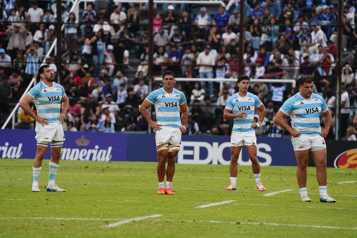 El seleccionado argentino de Rugby Los Pumas enfrentan a Australia en la Ciudad Jujuy. Foto: Emmanuel Fernández.