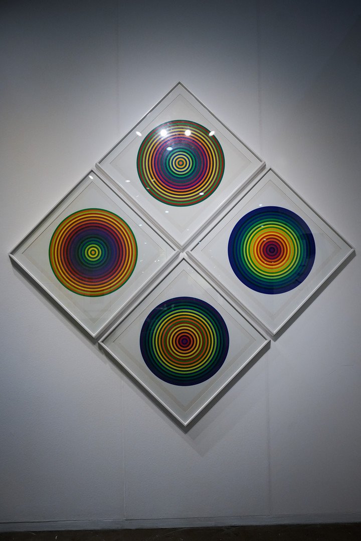 Serigrafías de Julio Le Parc. (Foto: Mariana Nedelcu) 