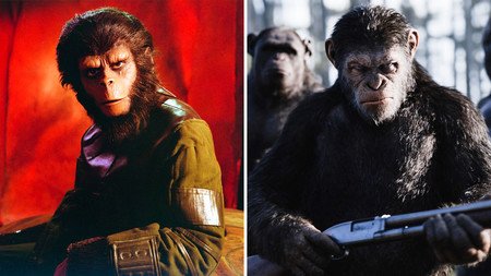 War For The Planet Of The Apes And Planet Of The Apes Stills Split Photofest H 2017