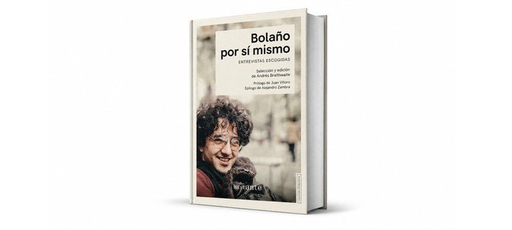 Bolaño por sí mismo, entrevistas a Roberto Bolaño seleccionadas por Andrés Braithwaite (Bastante). Foto: imagen generada con inteligencia artificial.