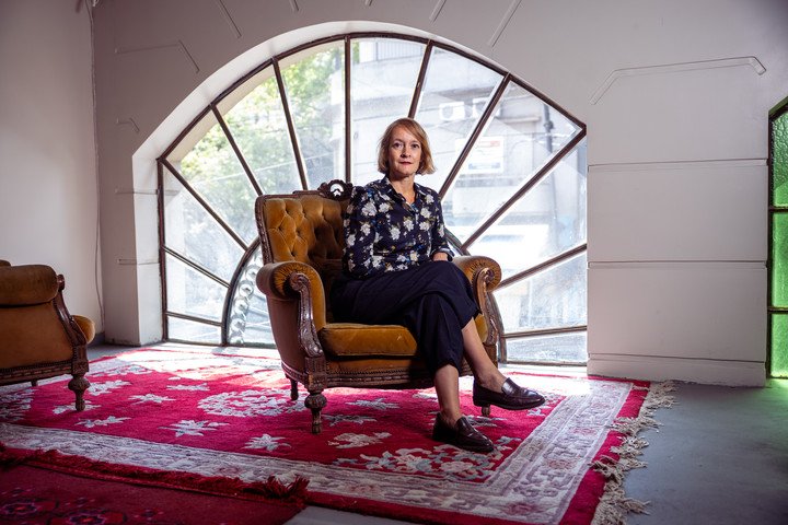 Marie Vingtras en Buenos Aires. Foto: Cristina Sille.