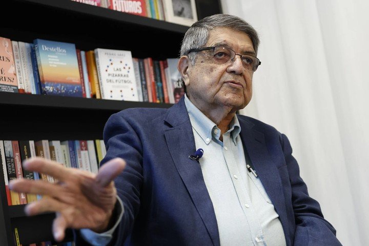 El escritor nicaragüense Sergio Ramírez, exiliado en Madrid desde 2021. Foto: EFE.